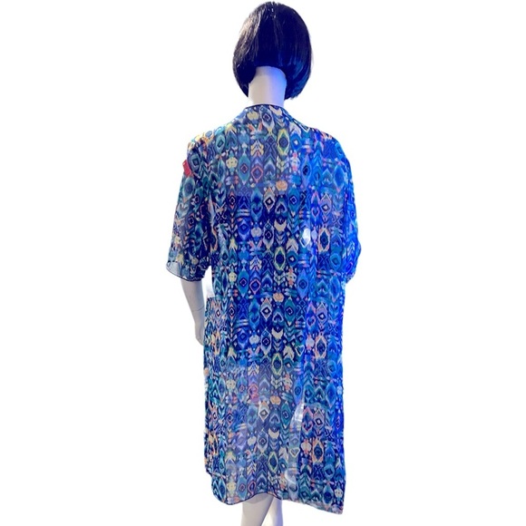 LuLaRoe Shirley Kimono Beach Coverup, Size M, NWT - Picture 3 of 4